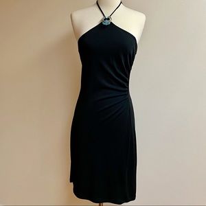 BCBGMaxazra Black Halter Dress